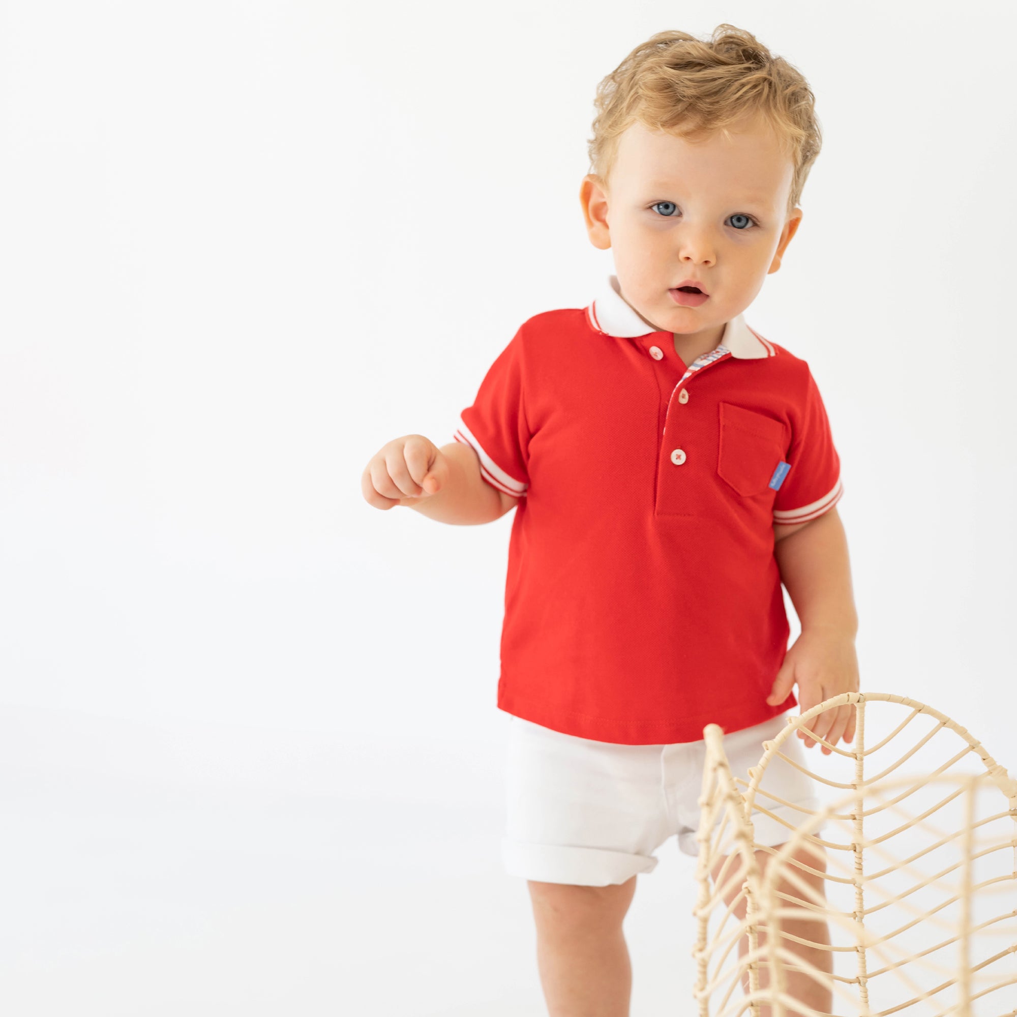 POLO NECK RED BABY