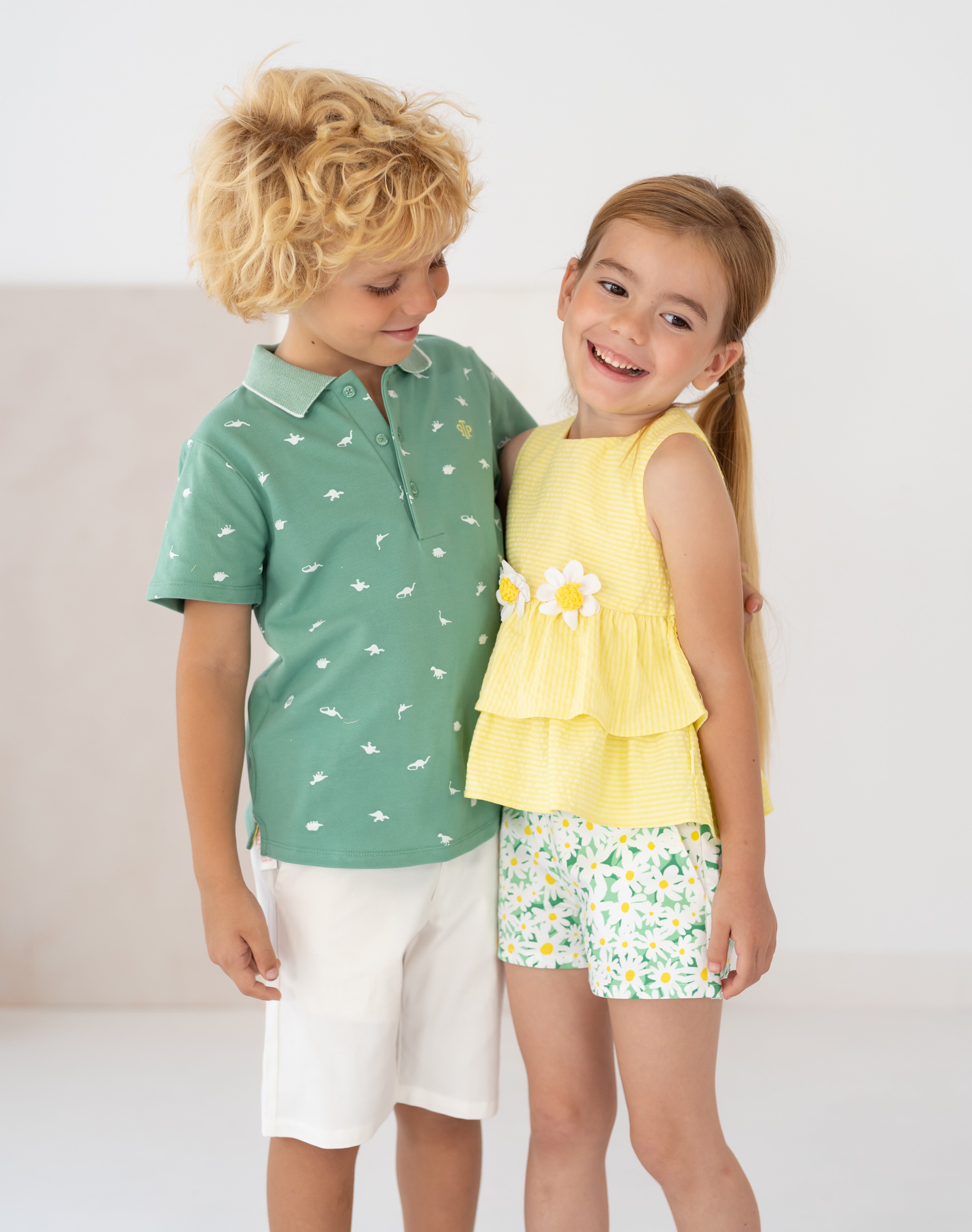 Sage Green Dinosaur Piqué Polo | The "Polished Playtime" Essential