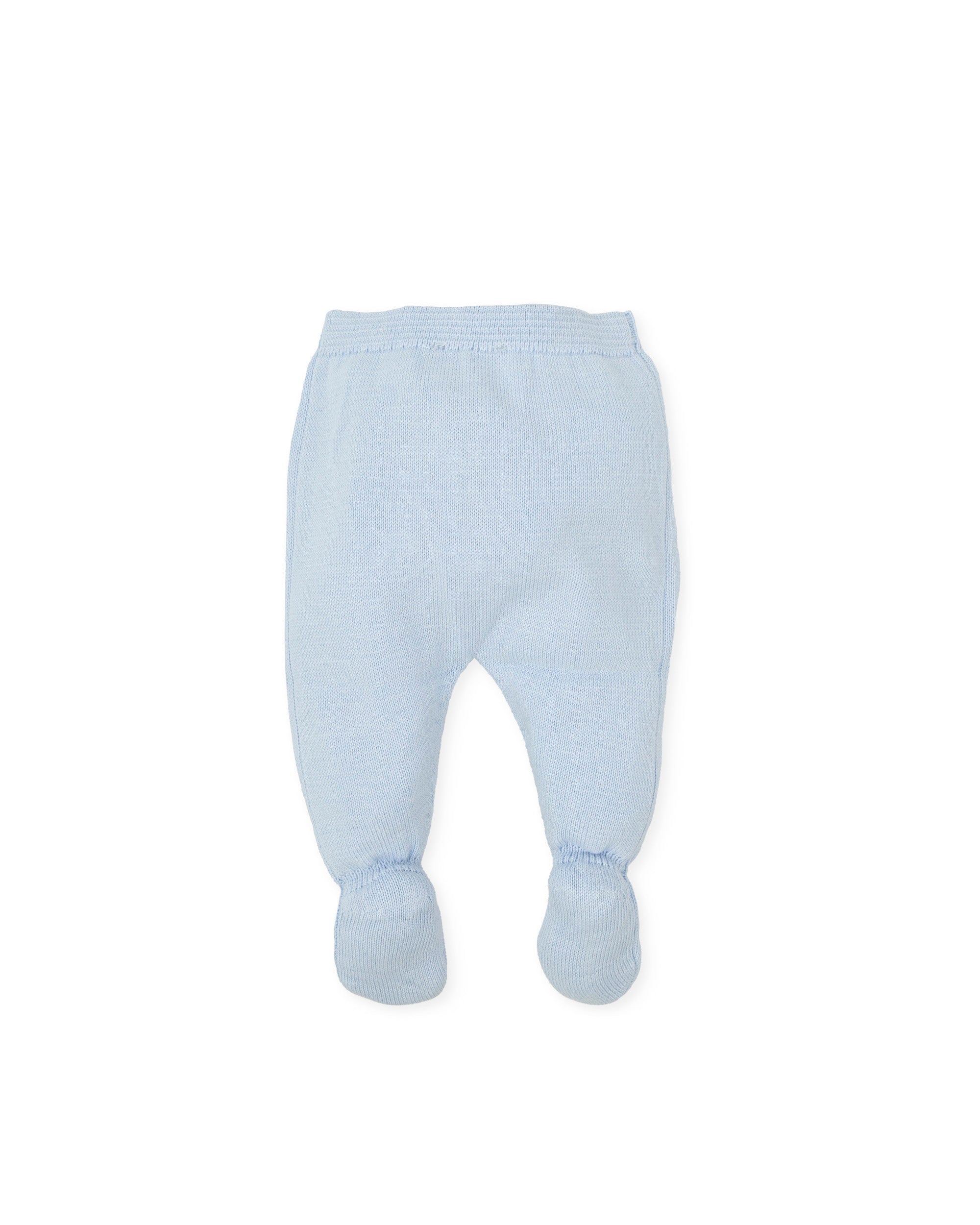BABY TROUSERS & FEET NEWBORN SKY BLUE