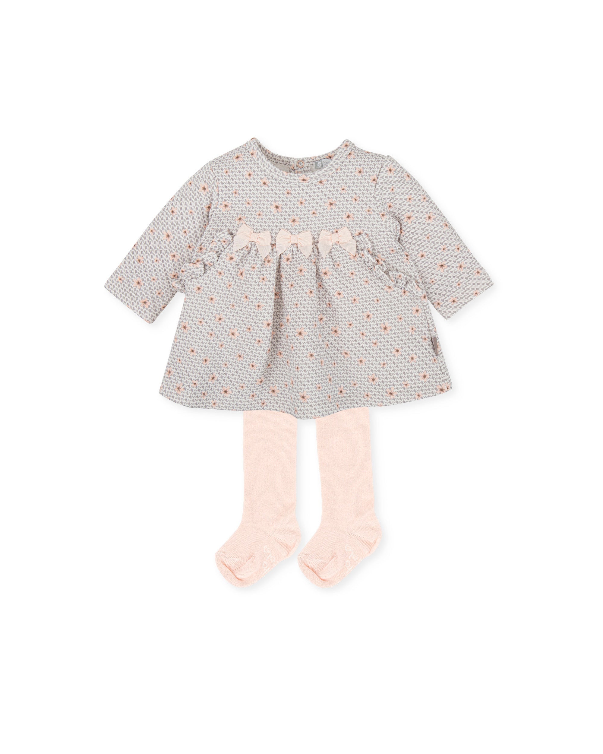 DRESS & TIGHTS TAUPE