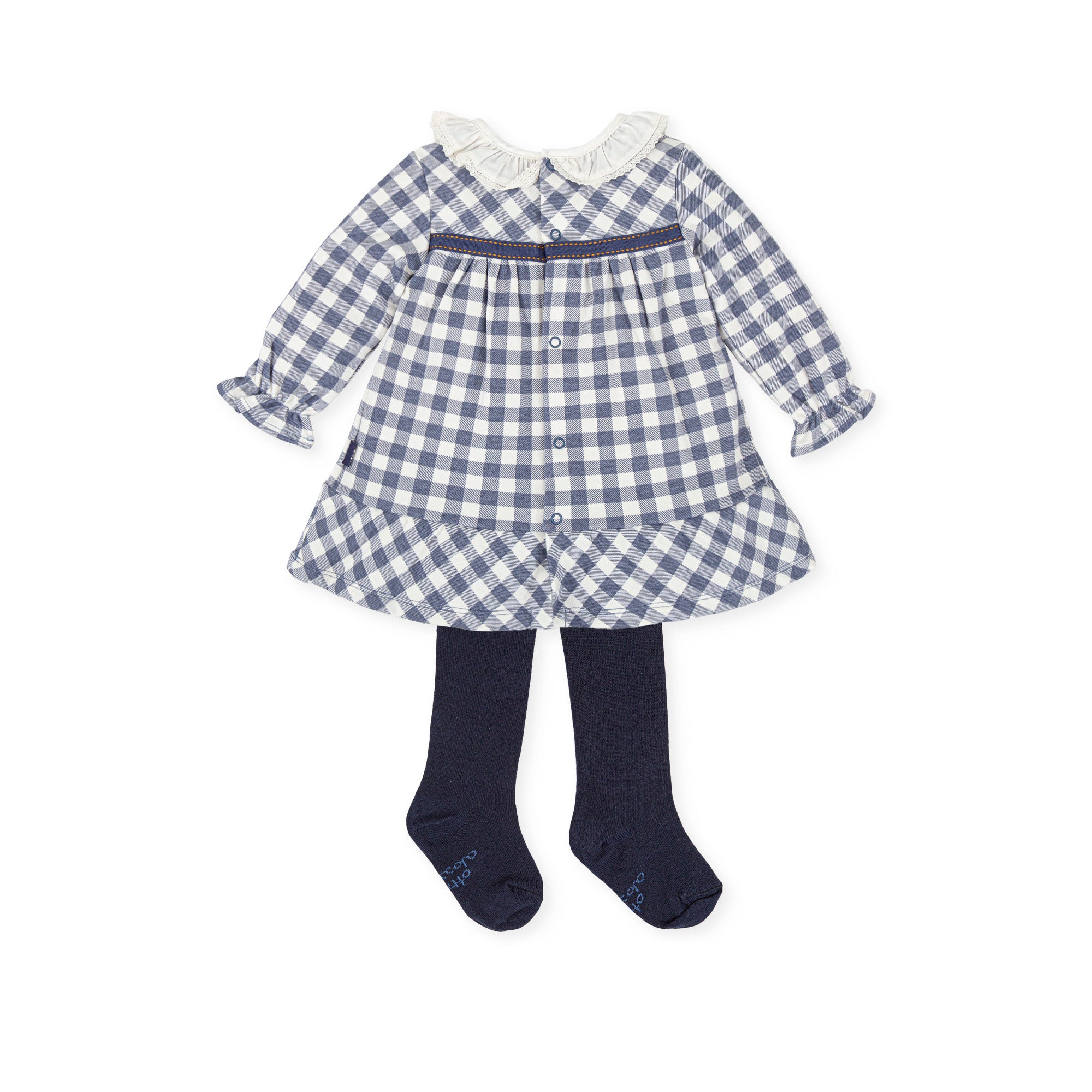 DRESS WITH NAVY BLUE LEOTARDS