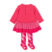 DRESS & TIGHTS CORAL