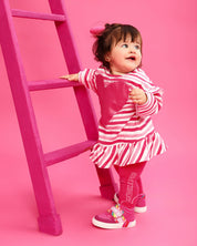FUCHSIA COTTON DRESS FOR GIRLS