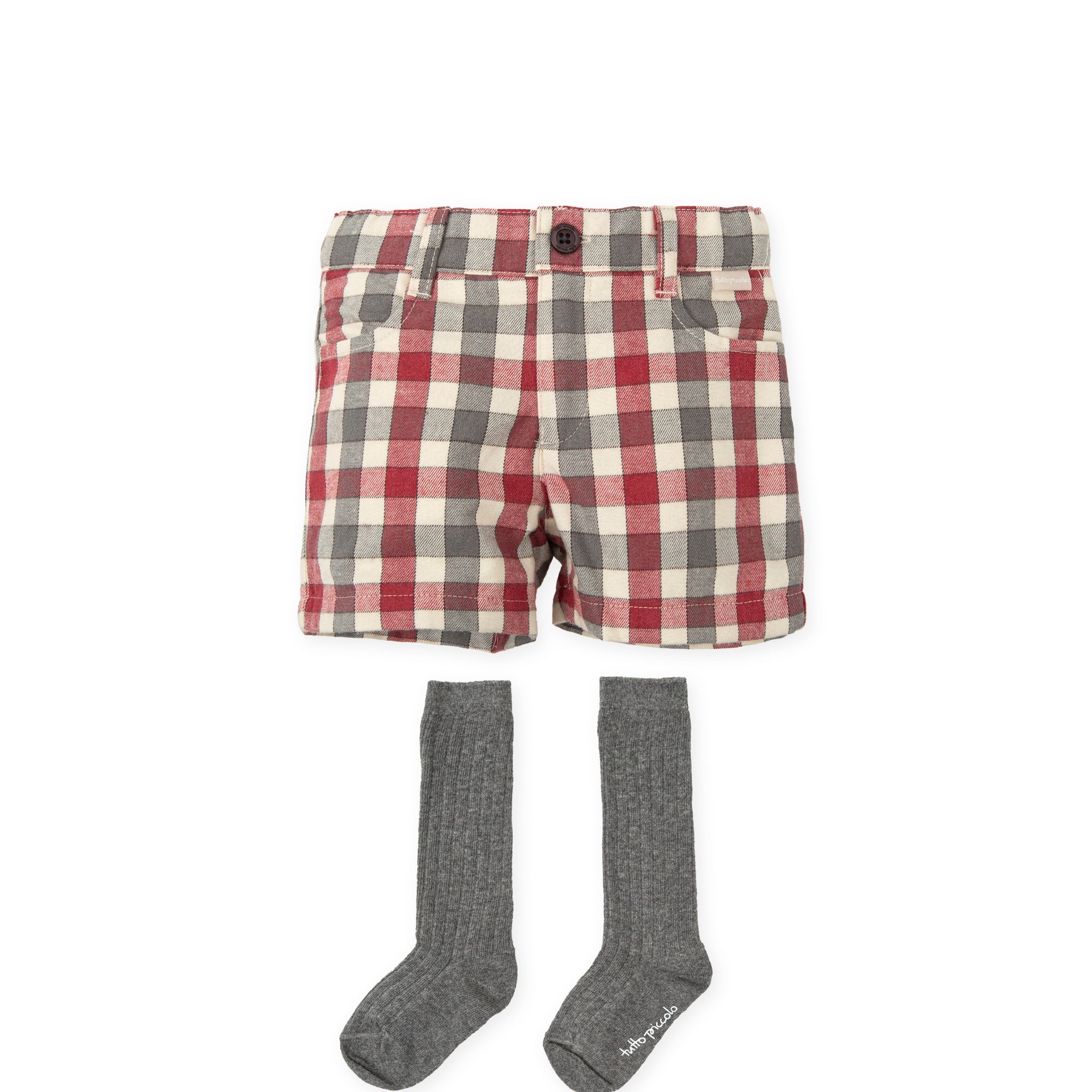 BERMUDA SHORTS WITH SOCKS CARMINE