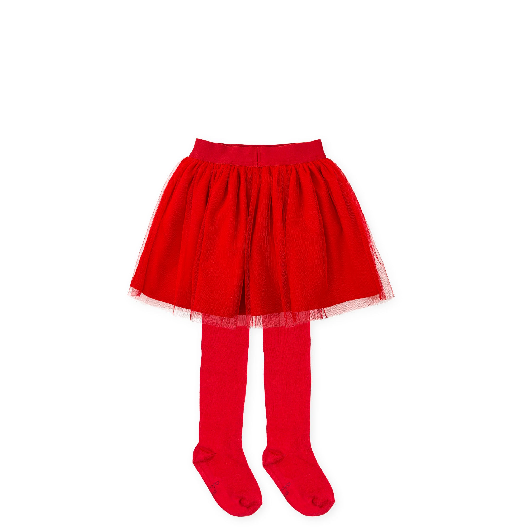 SKIRT & TIGHTS RED