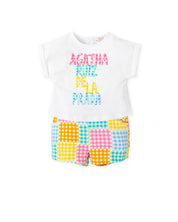 T-SHIRT & SHORT OPTICAL WHITE