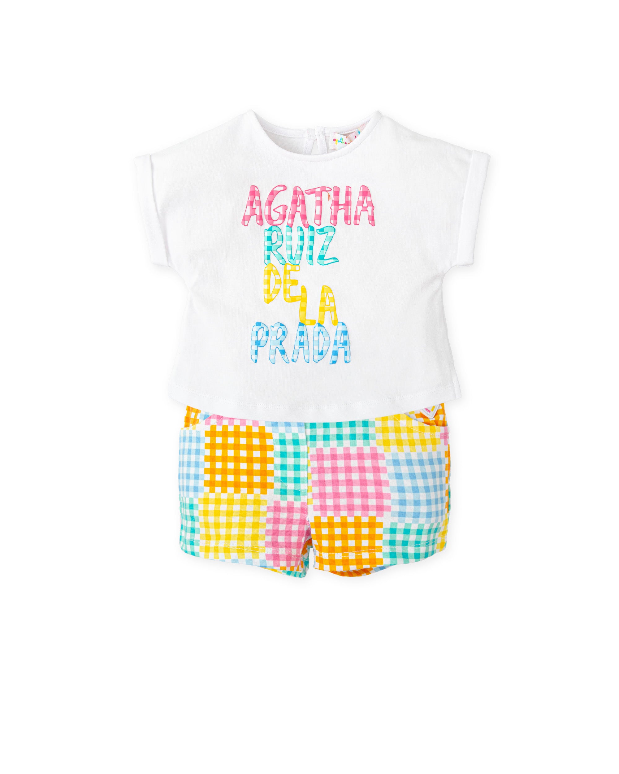 T-SHIRT & SHORT OPTICAL WHITE