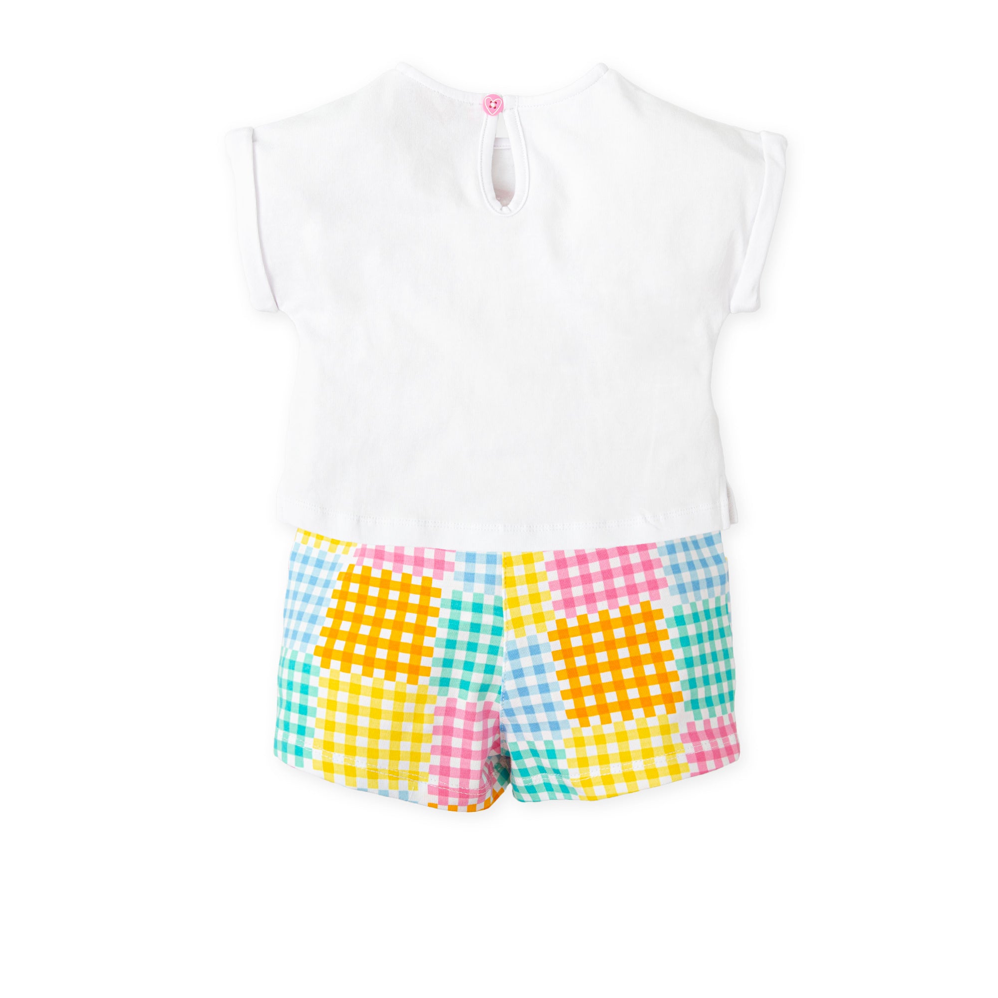 T-SHIRT & SHORT OPTICAL WHITE