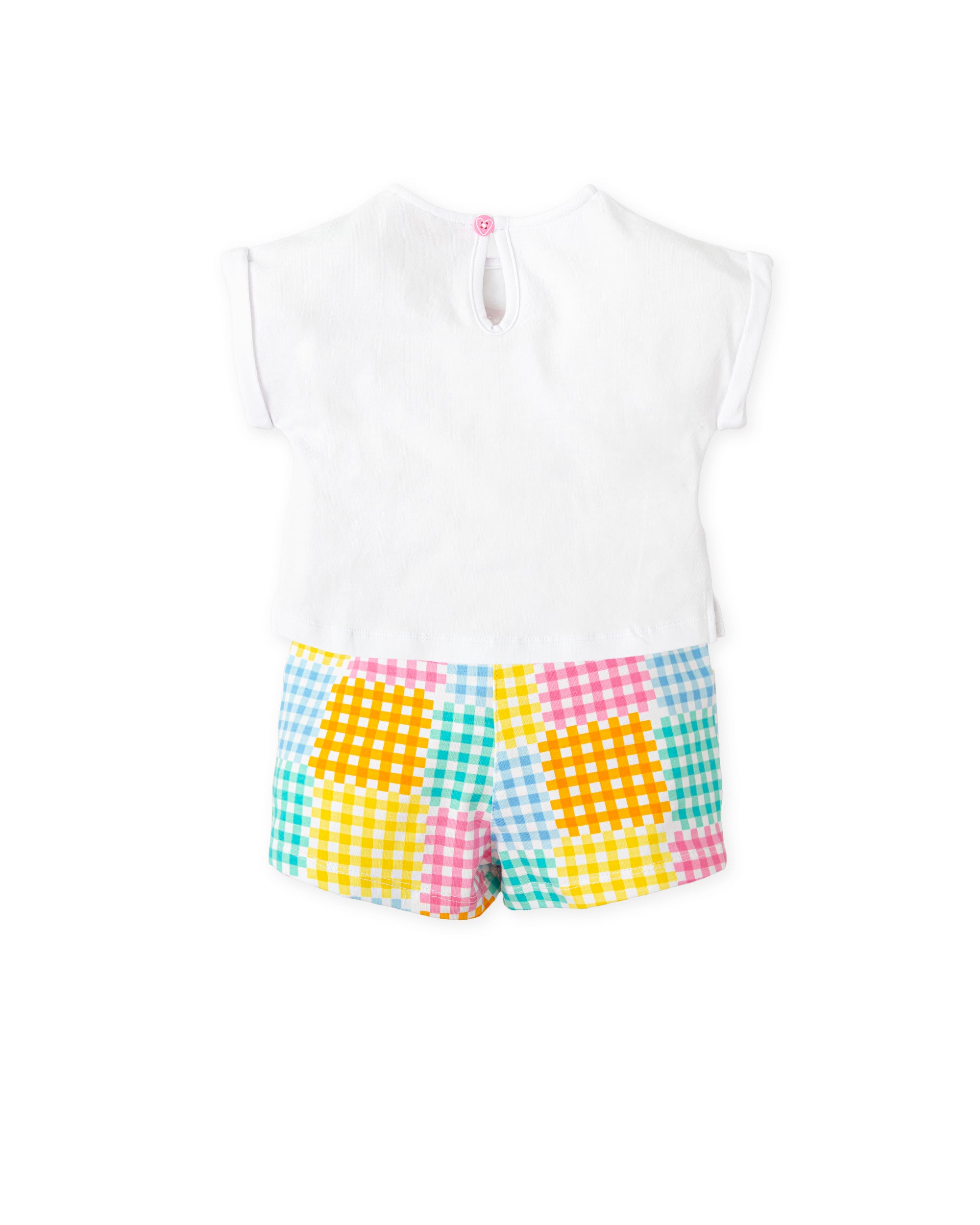 T-SHIRT & SHORT OPTICAL WHITE