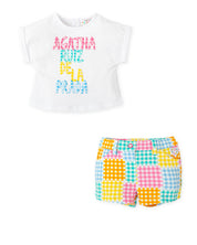 T-SHIRT & SHORT OPTICAL WHITE