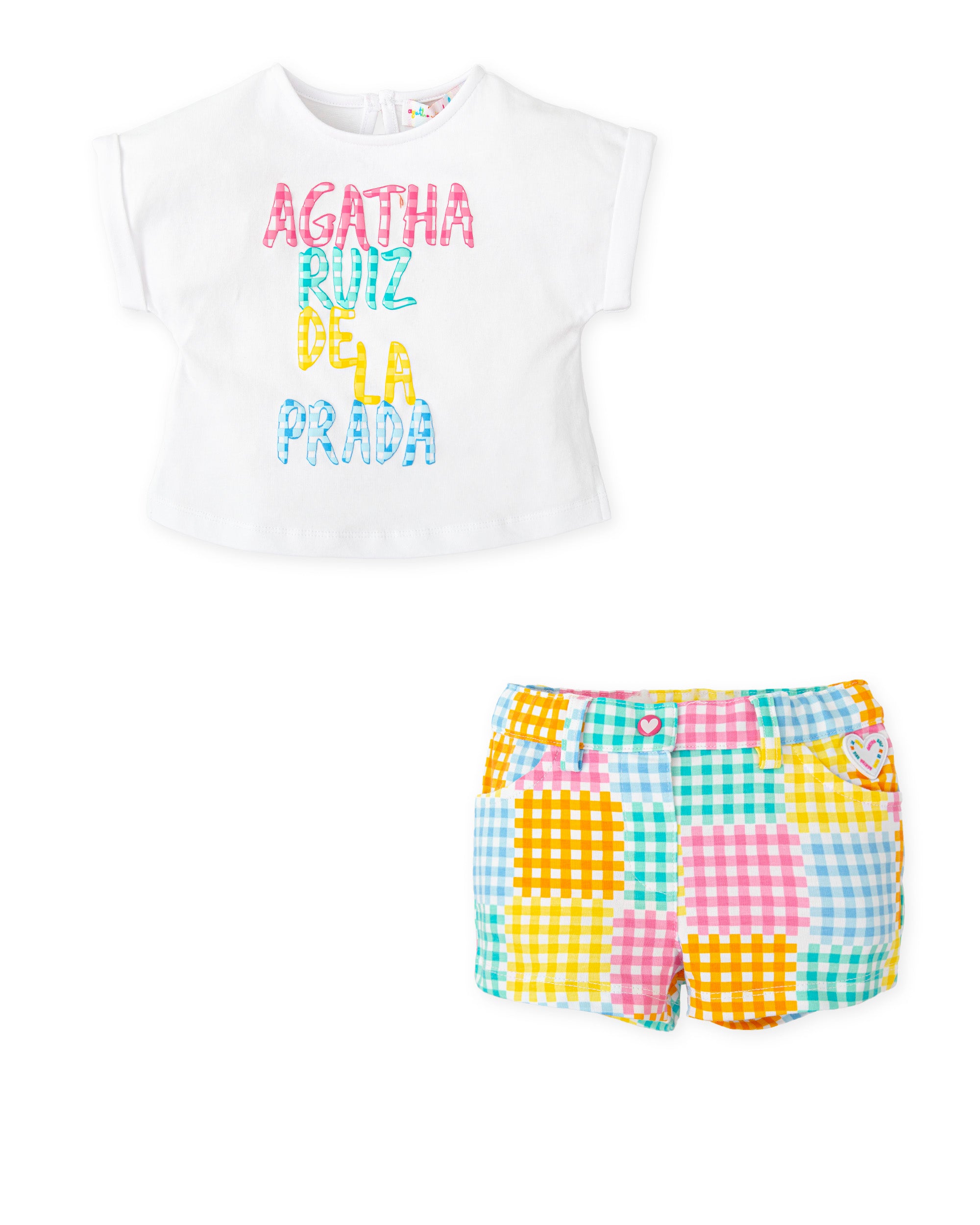 T-SHIRT & SHORT OPTICAL WHITE