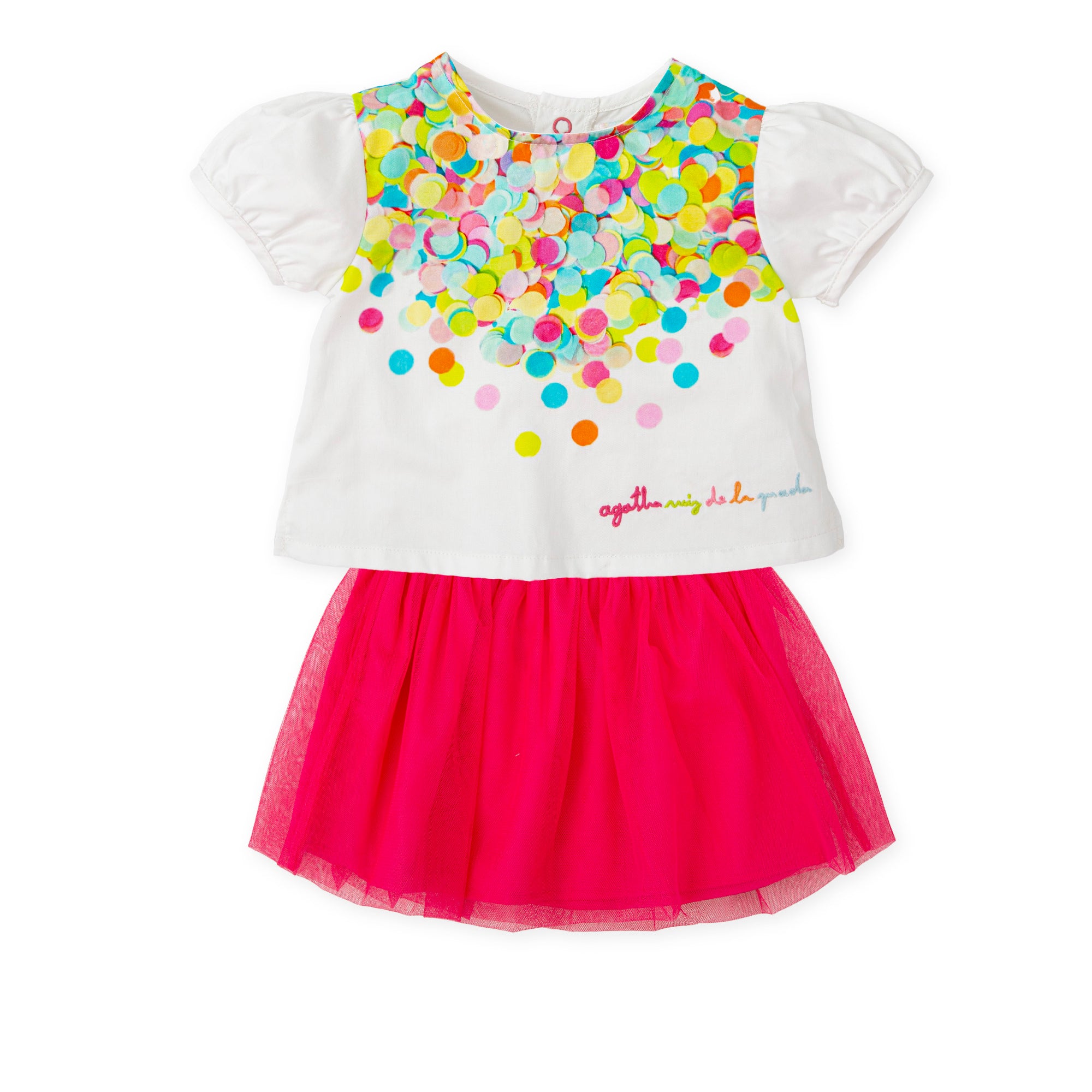 SKIRT & SHIRT OPTICAL WHITE