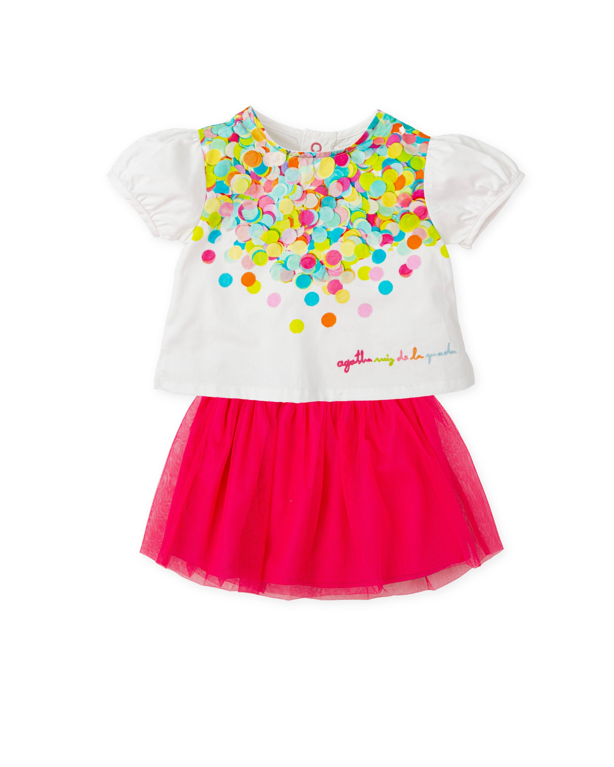 SKIRT & SHIRT OPTICAL WHITE