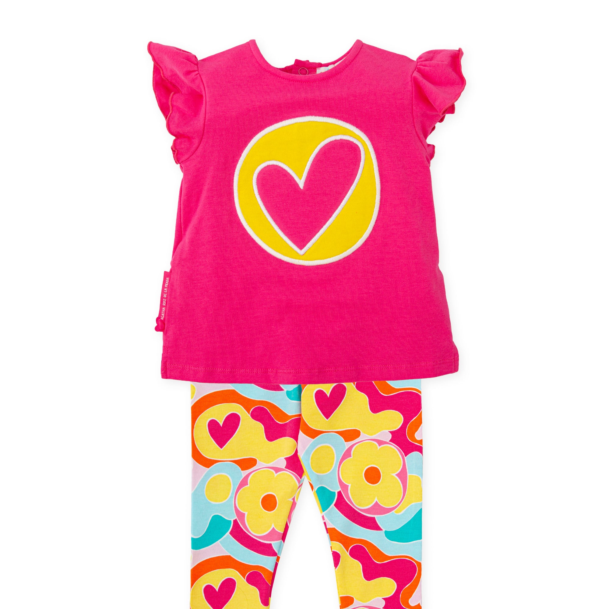 2 PIECES SET FUCHSIA