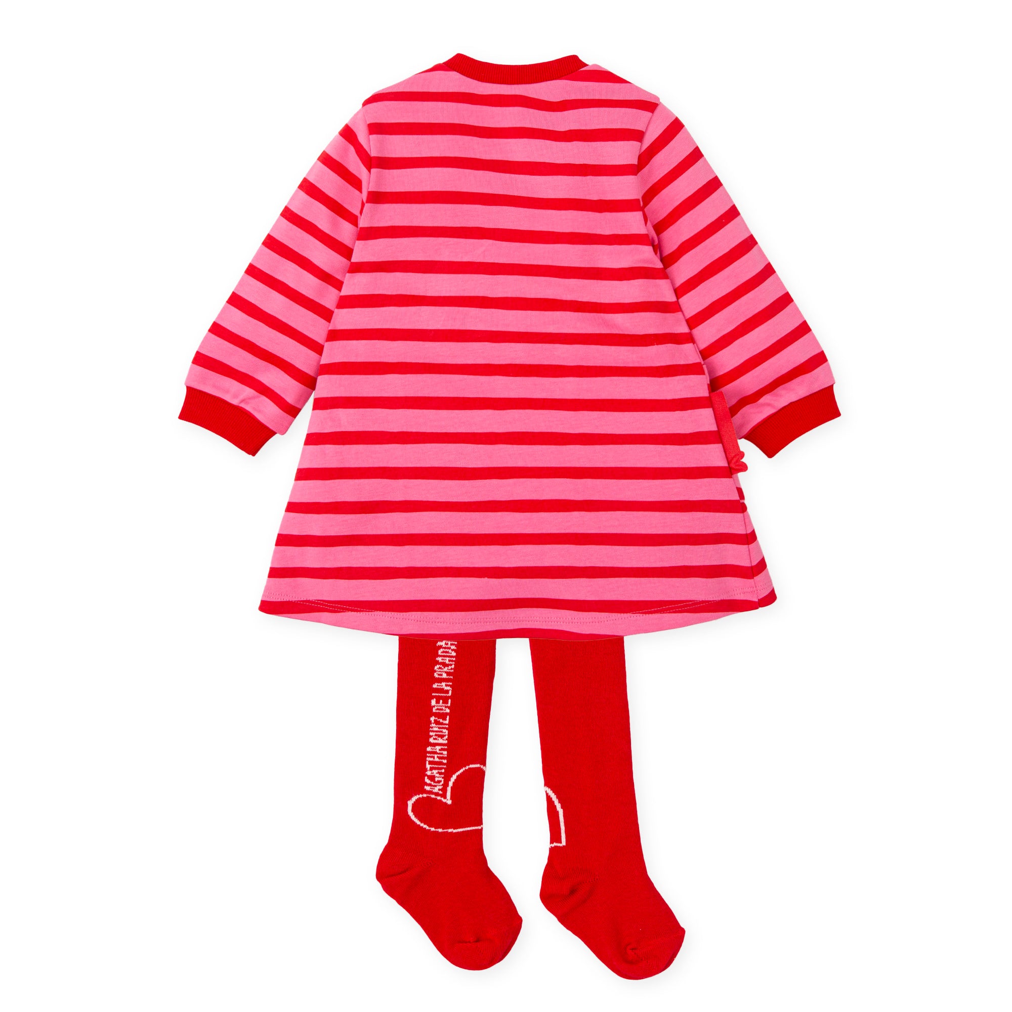VESTIDO CON LEOTARDOS ROJO