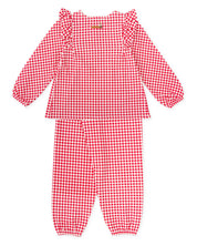 SOFT RED 2-PIECE COTTON SET