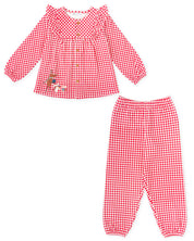SOFT RED 2-PIECE COTTON SET