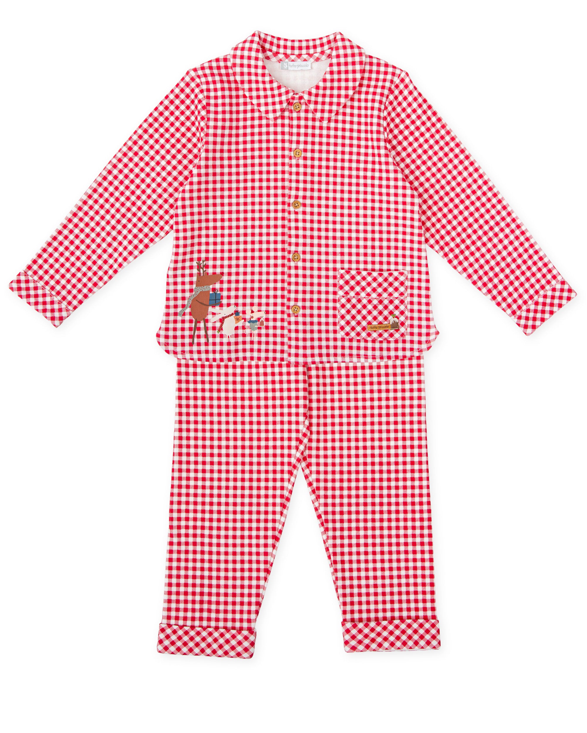 COZY RED KIDS' PAJAMA SET