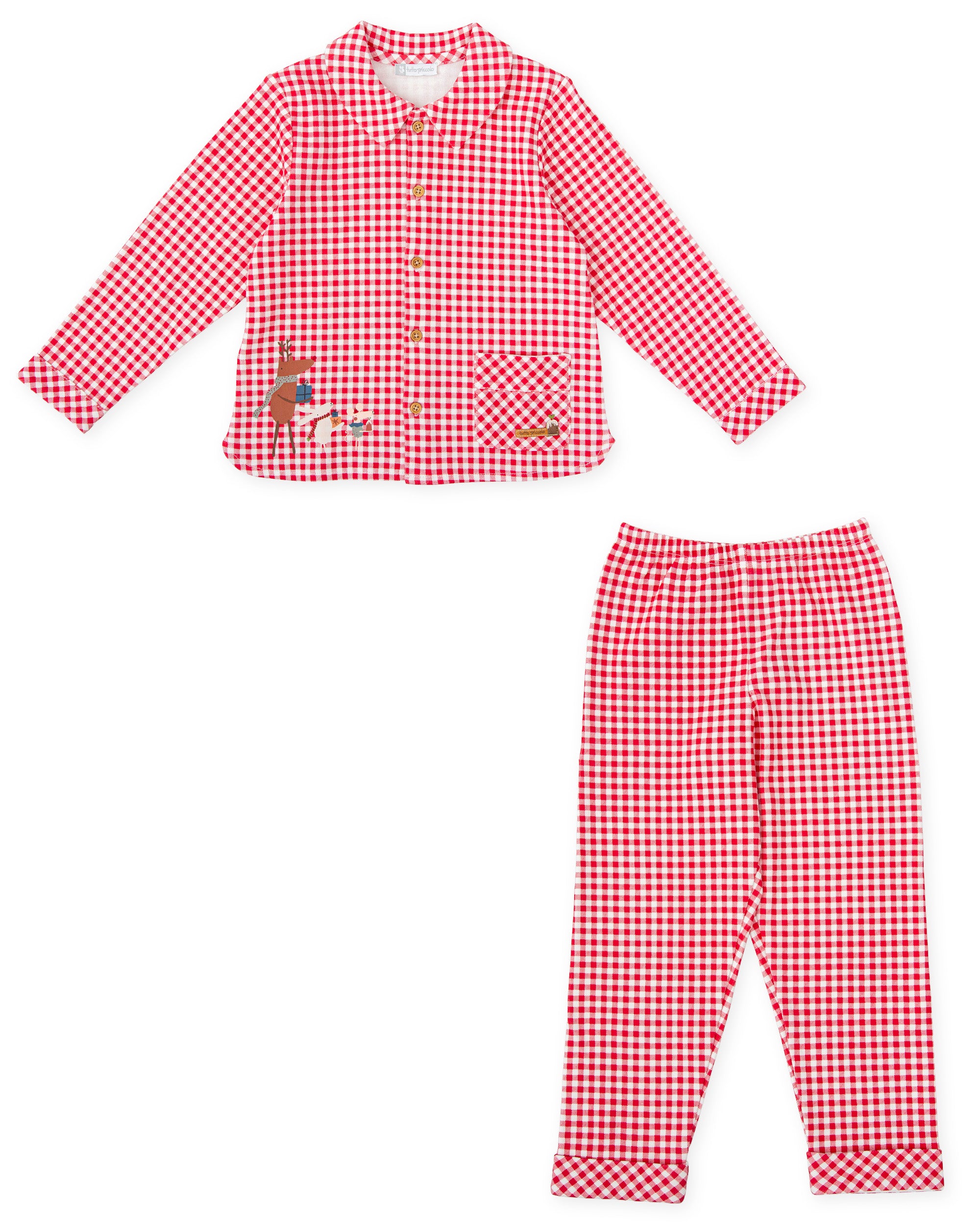 COZY RED KIDS' PAJAMA SET