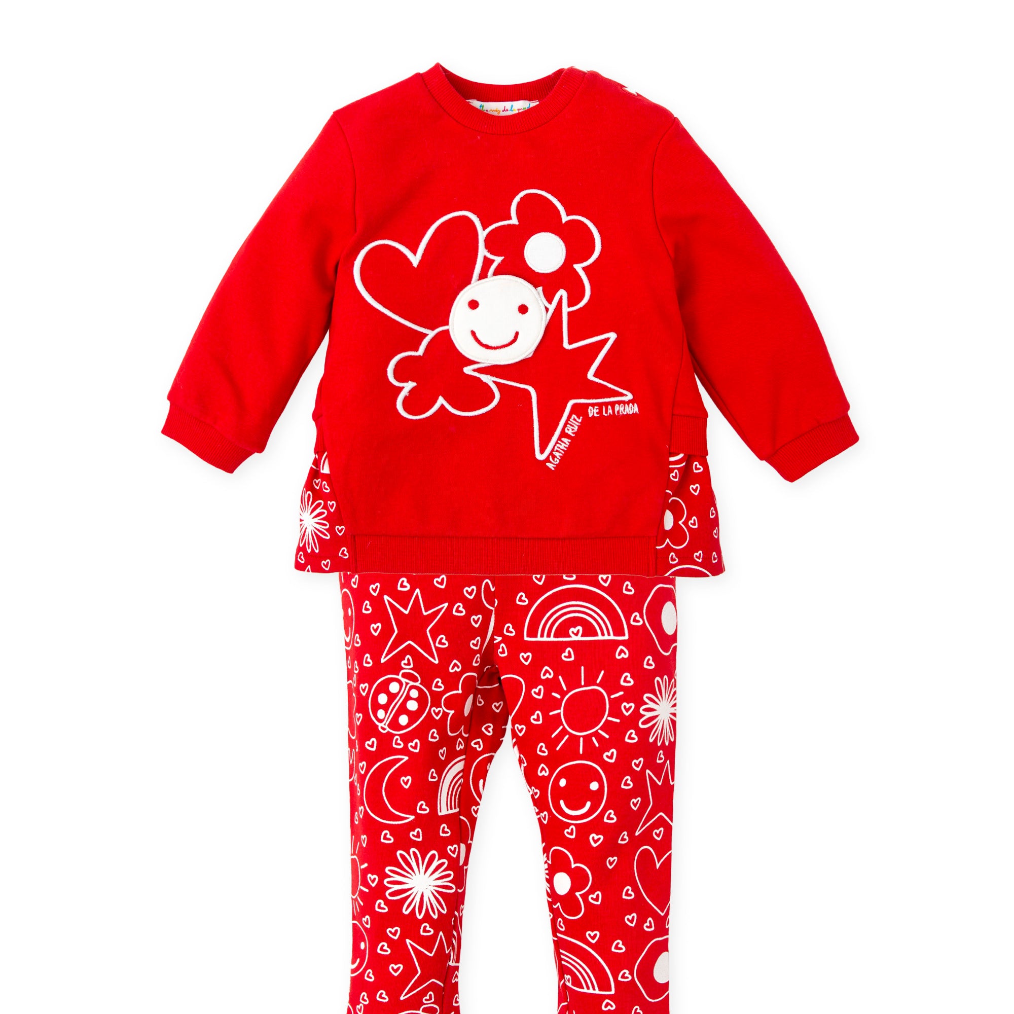 CONJUNTO 2 PZAS. ROJO