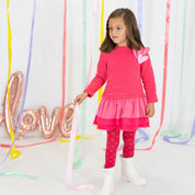 DRESS & TIGHTS CORAL