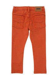 TROUSERS DARK ORANGE