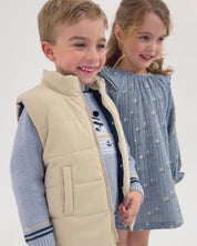 CHILDREN'S NAVY BLUE WAISTCOAT