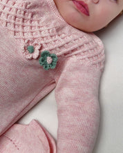 BABY BONNET IN SOFT PINK