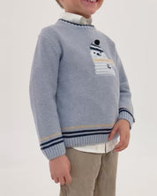 NAUTICAL SEAL KNIT SWEATER