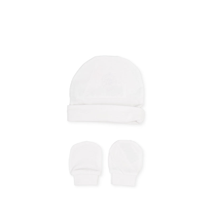 HAT & MITTENS OPTICAL WHITE