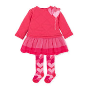 DRESS & TIGHTS CORAL