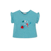 T-SHIRT TURQUOISE