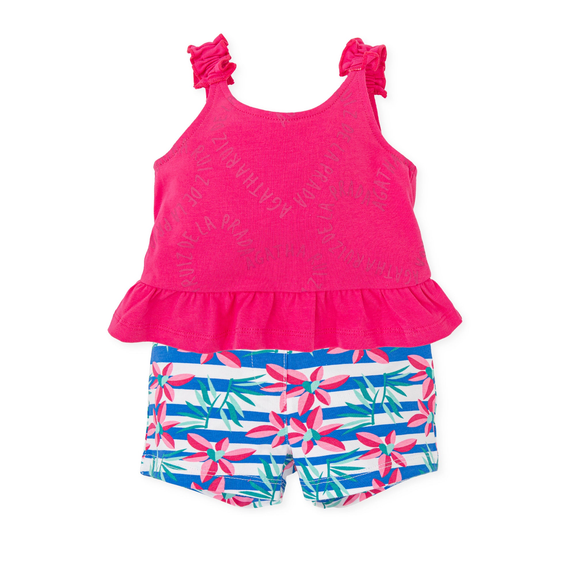 T-SHIRT & SHORT FUCHSIA